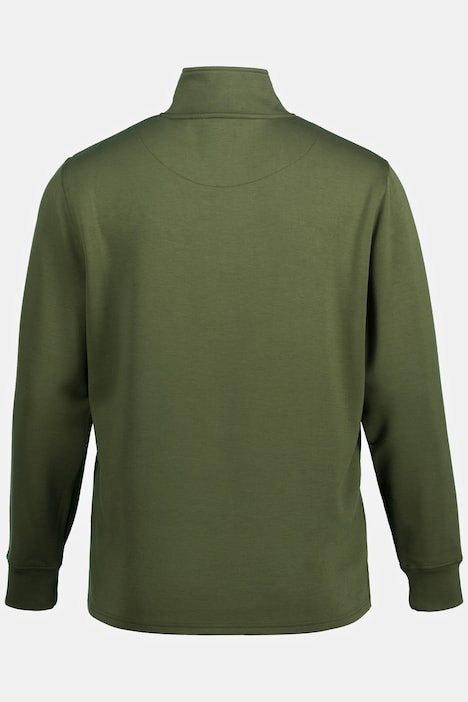 Troyer, FLEXNAMIC®, Stehkragen mit Zipper, Interlock-Jersey