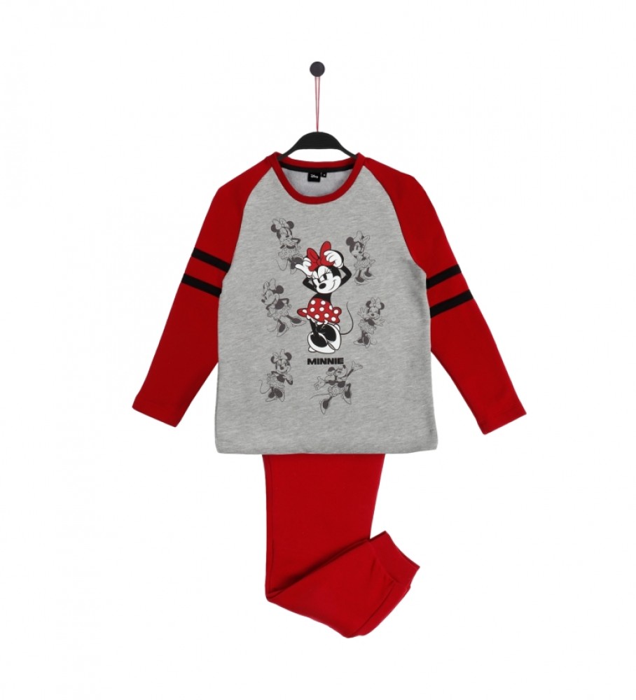 Pijama de manga comprida cinza da Minnie Shadows da Disney