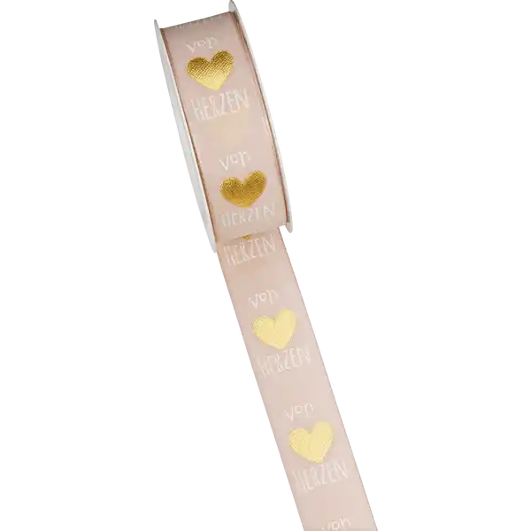 LAVPKT Geschenkb. Von Herzen rosa 25mm / 3