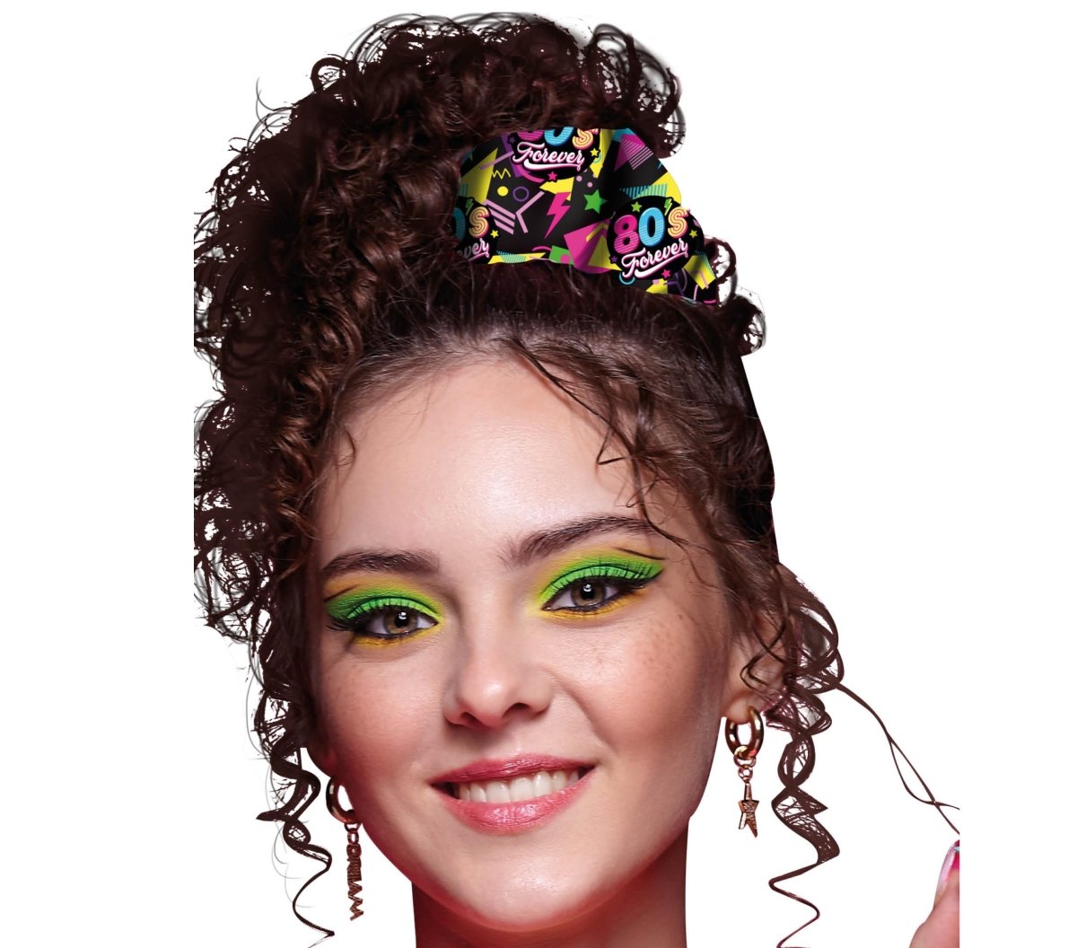 Neon 80S Scrunchie
