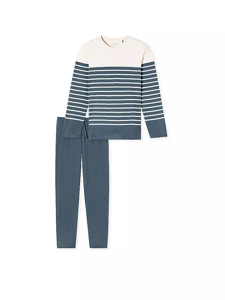 SCHIESSER Pyjama  blau