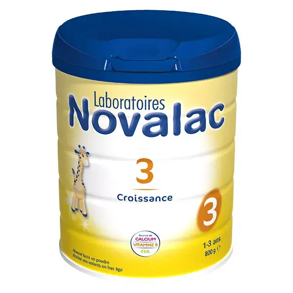 Leite de crescimento Novalac 3ª etapa 800g