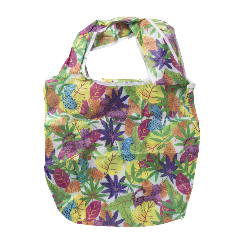 Opvouwbare tas - colorful leopard