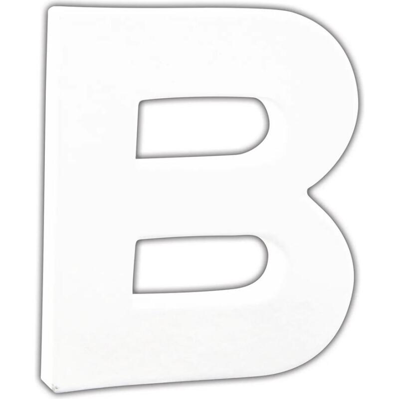 Petite lettre B 12cm - Blanc