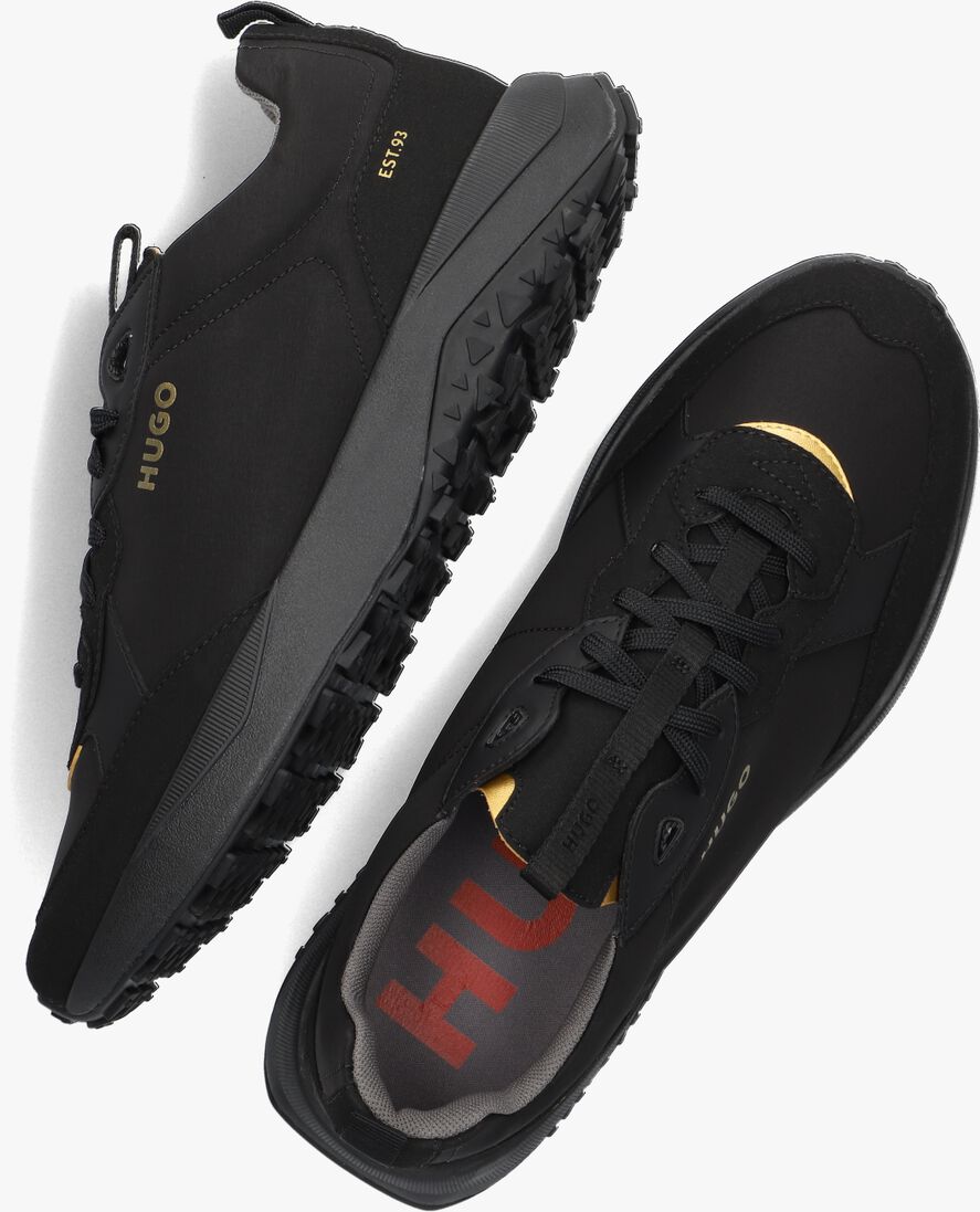 HUGO zwarte hugo lage sneakers kane runn