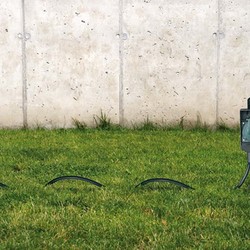 Brennenstuhl Gartensteckdose 1154450 stekkerblok voor grasveld 4 aansluitingen 10m