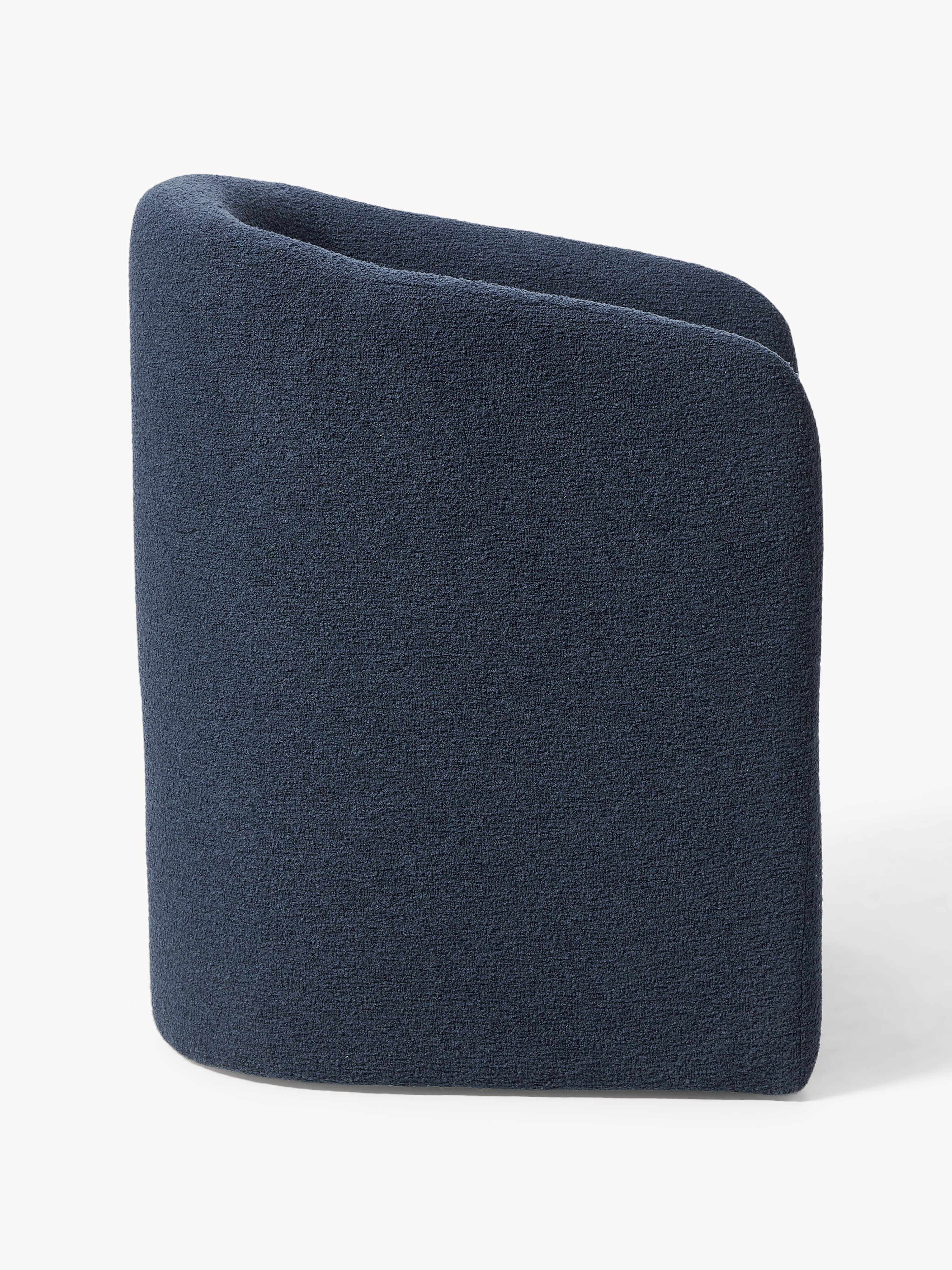 Bouclé armstoel Mairo