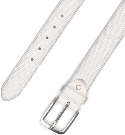 Suitable Riem Structuur Leer Wit 1100402-070 kopen