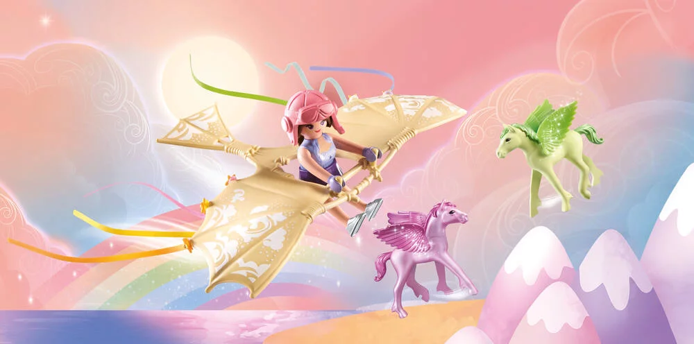 PRINCESSE ET POULAINS AILES - 71363