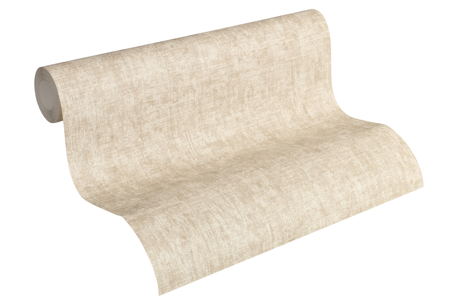 Vliestapete BORNEO - hellbraun Metallic - 10 Meter