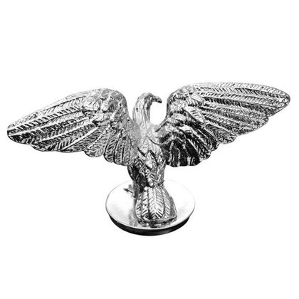 Emblème Highway Hawk Statuette Aigle Large Universel - Gris