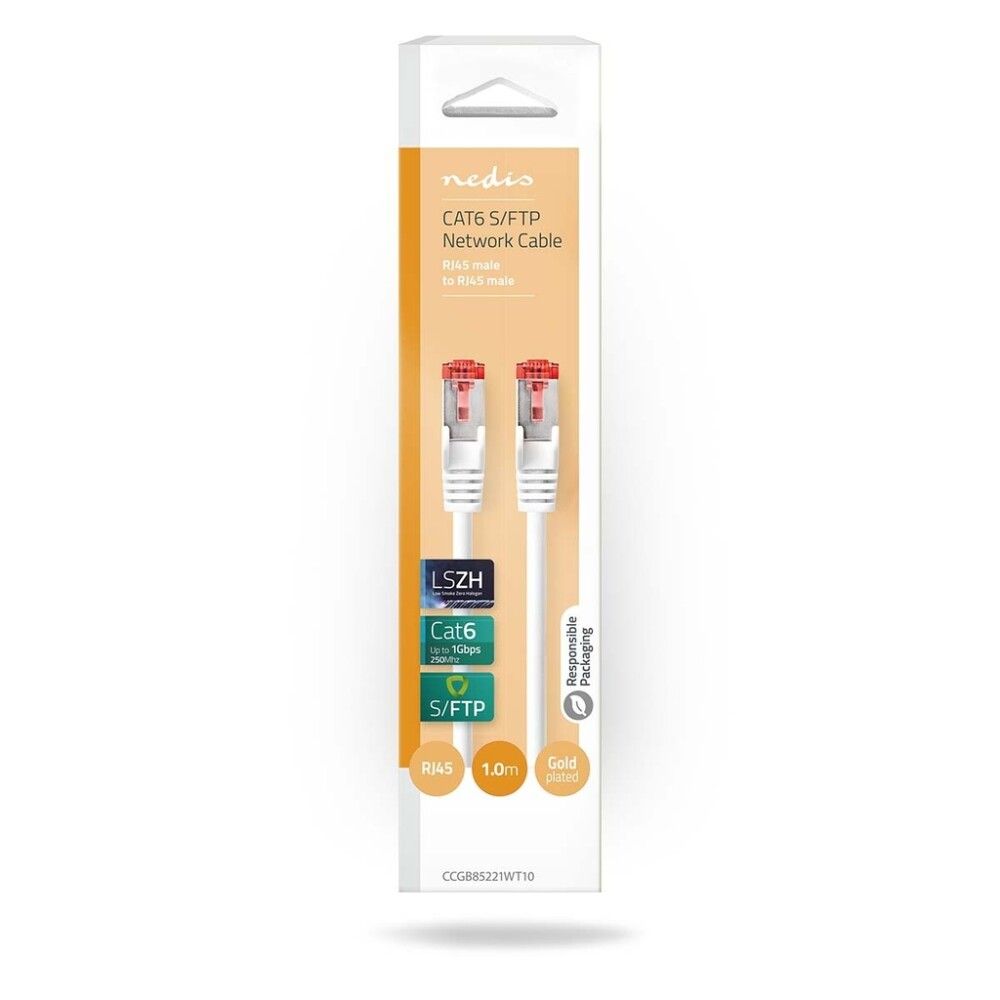NETTVERKSKABEL NEDIS CAT6 RJ45 1M