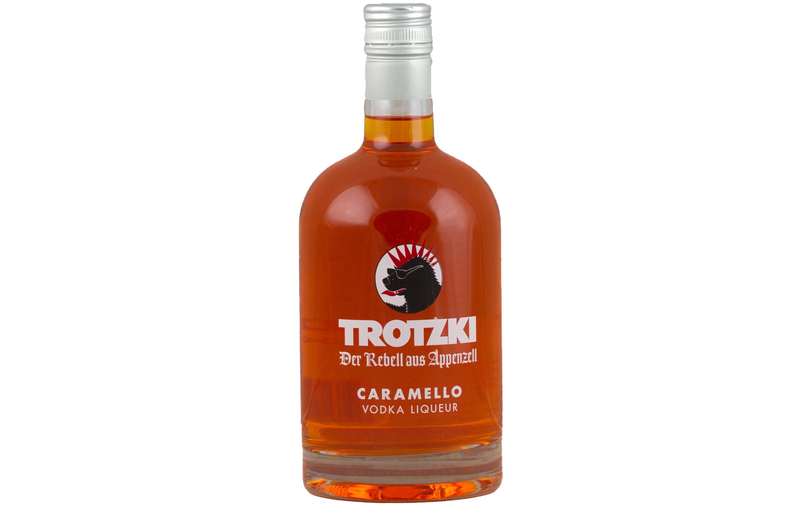 Vodka Caramello Likör 0.7 lSpirituosen Spezialität auf Basis von Getreide mit Karamell-Aroma