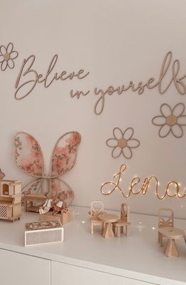 lis wycina Believe In Yourself Veggdekorasjon