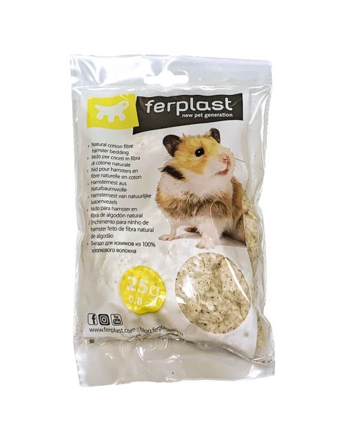 Ferplast Hamsternest Katoen - Kooi Accessoire - 25 g