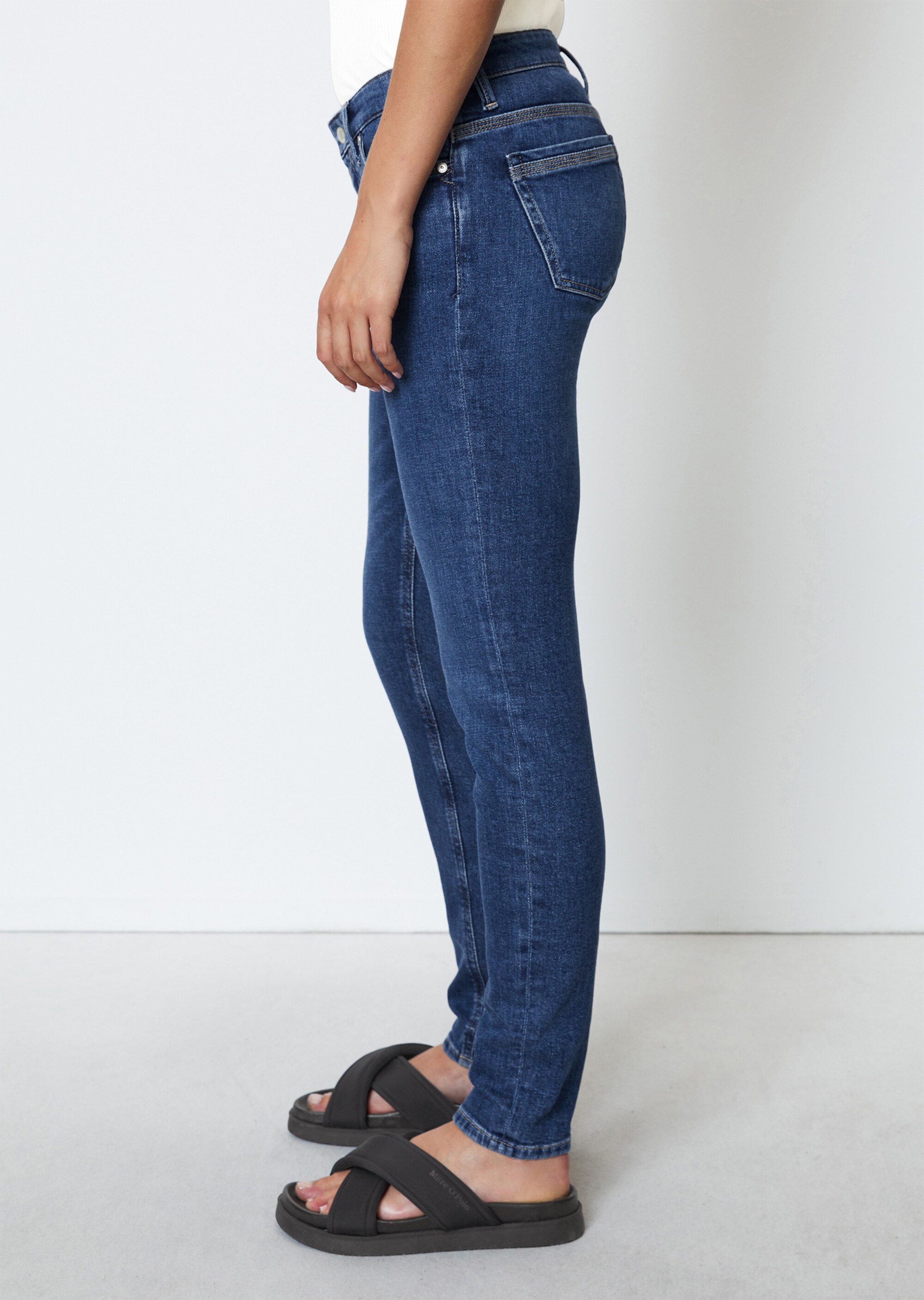 Jeans Modell SIV skinny low waist aus stretchigem Organic Cotton-Mix