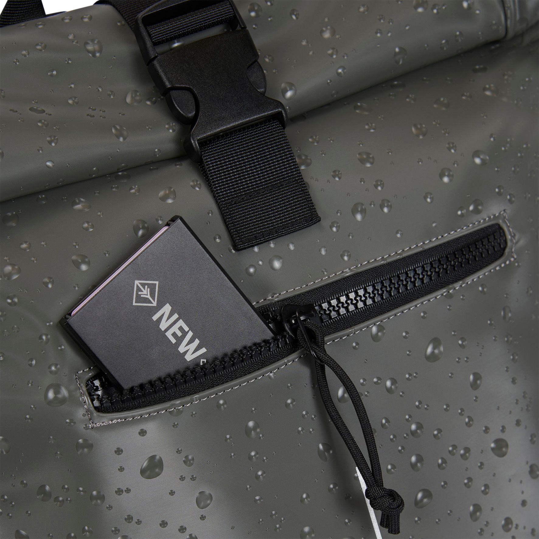 New Rebels Droplets New York Rolltop Backpack Antracite