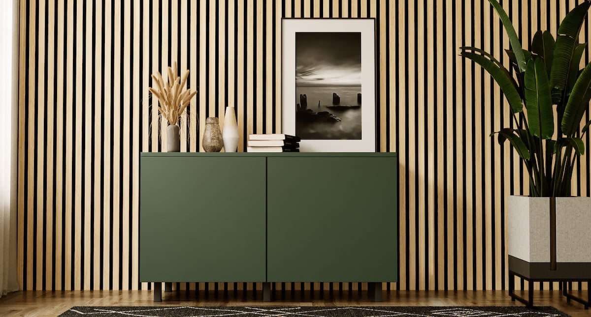Artego Design Soft Pro Ayaya 123 cm Dressoir Groen