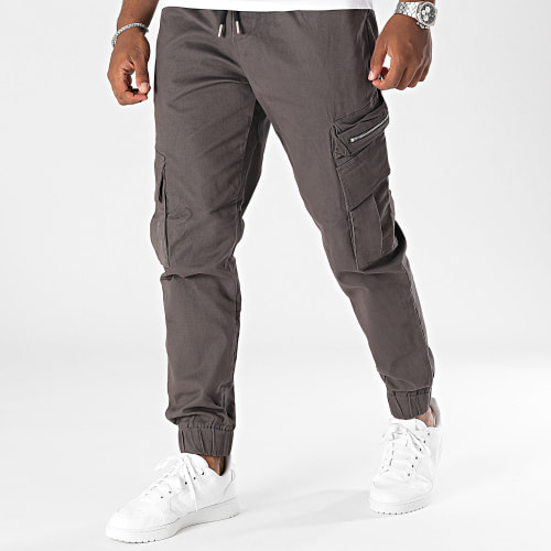 Pantalon Cargo Gris Anthracite