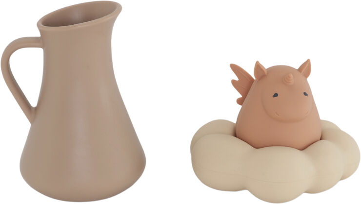 Konges Sløjd SILICONE BATH TOYS UNICORN Blush