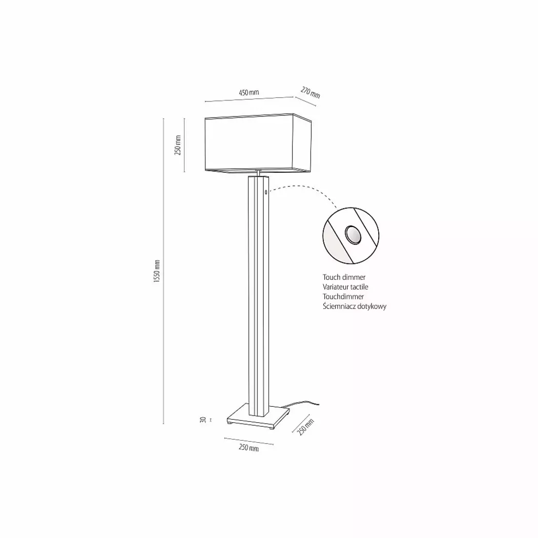 Stehlampe Flame
