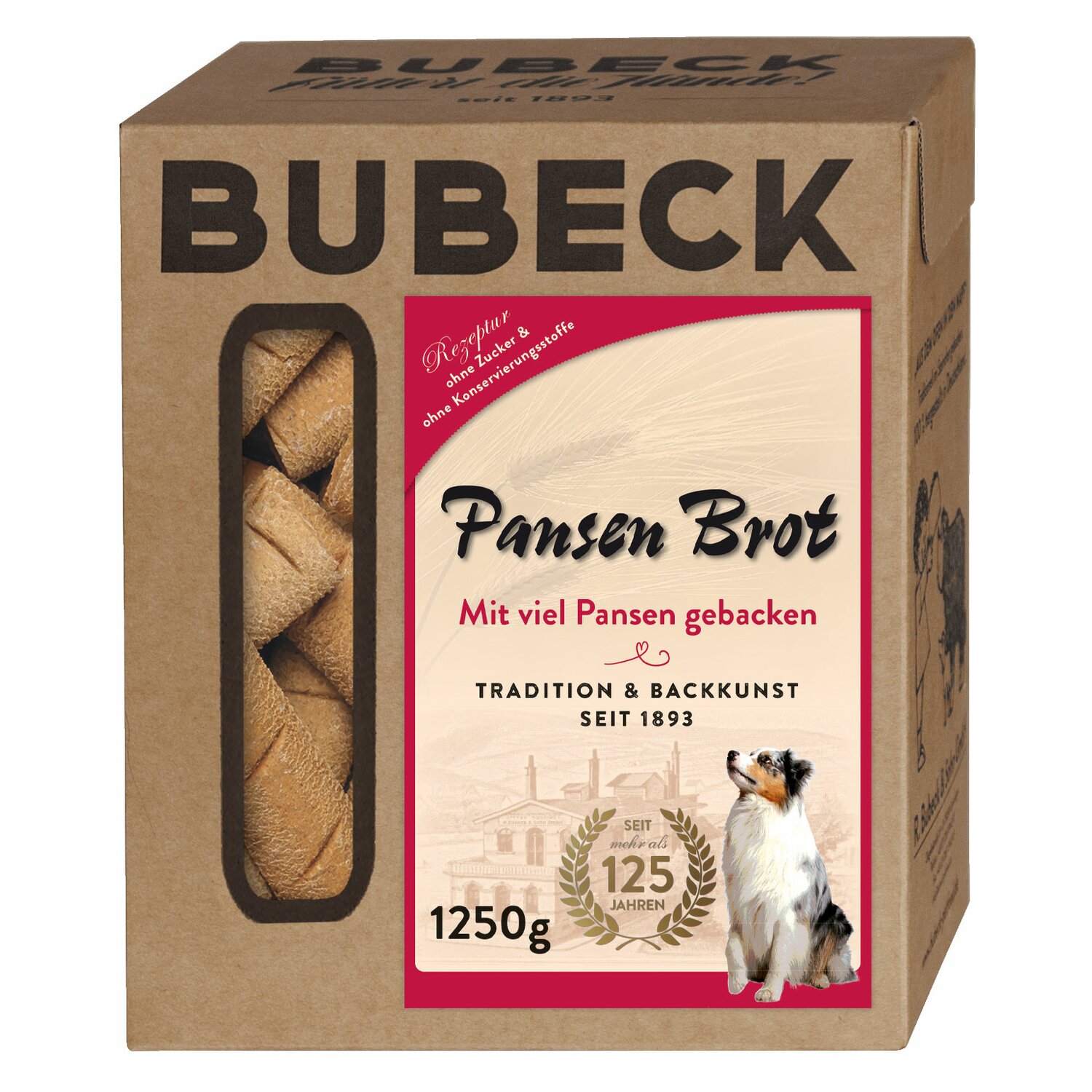 BUBECK Hundekuchen Pansenbrot  - 1250 g