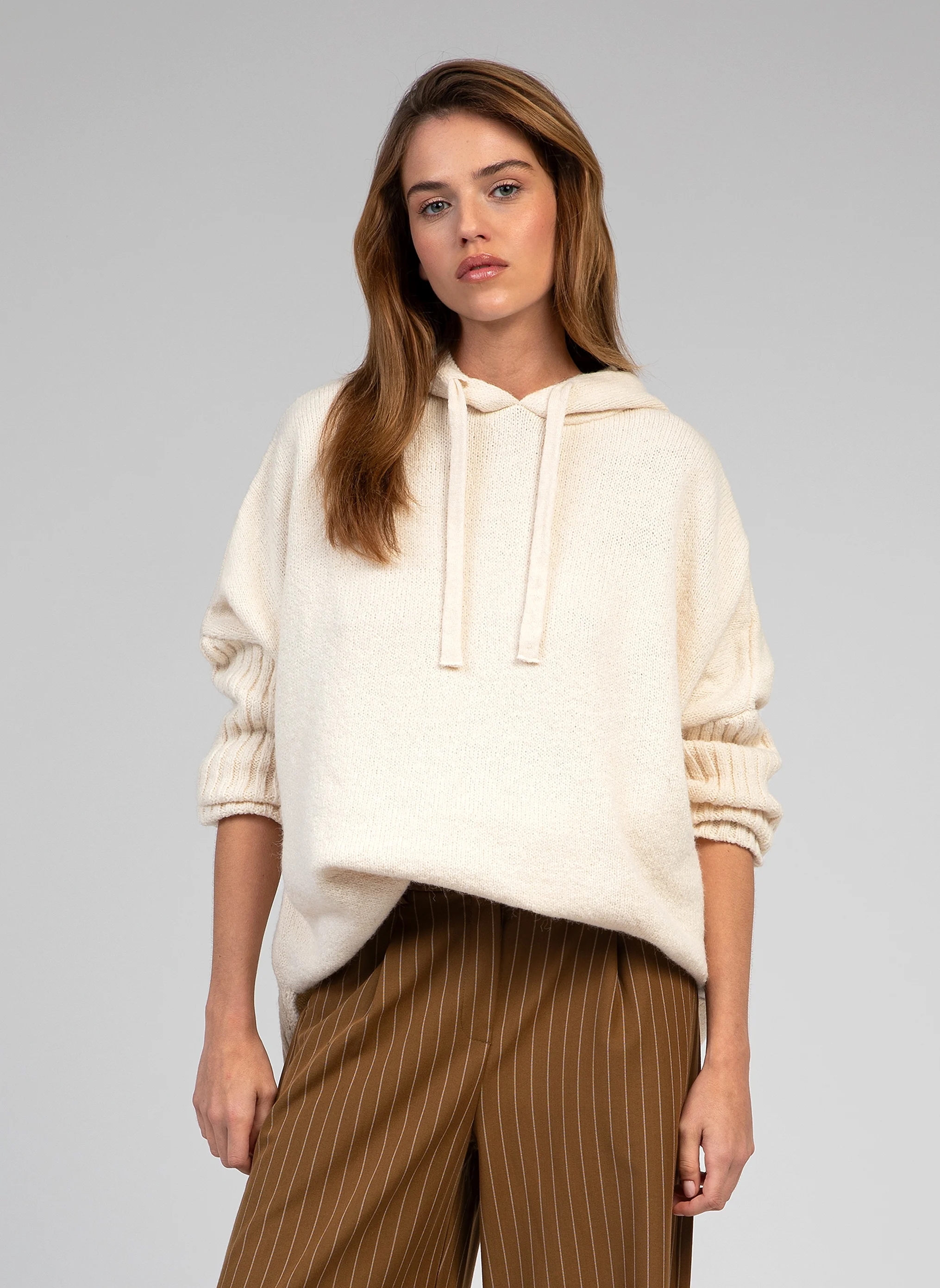VICKA - Pull capuche | Blanc