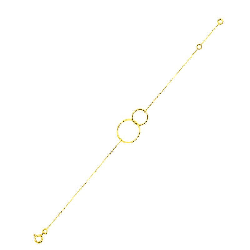 Bracelet Femme - Or 18 Carats - Longueur : 18 cm