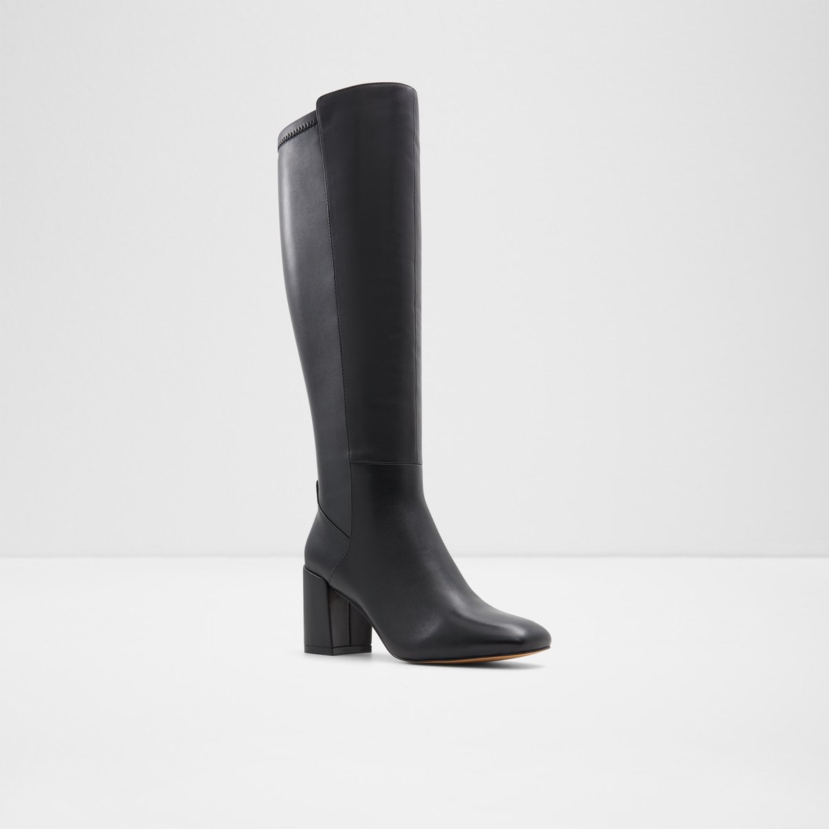 Satori Black Leather Smooth Women Dress boots