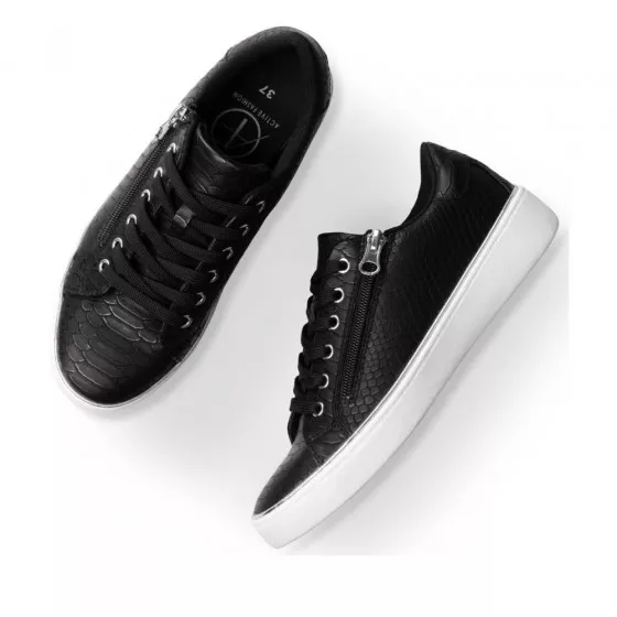 Baskets NOIR ACTIVE FASHION