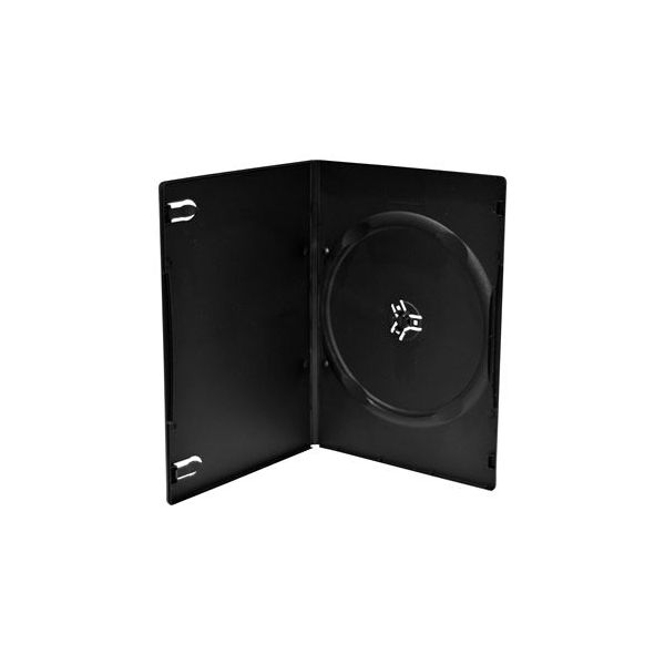 MediaRange Pack 10 Capa DVD slim para 1 disco, 7mm, Preta - BOX33