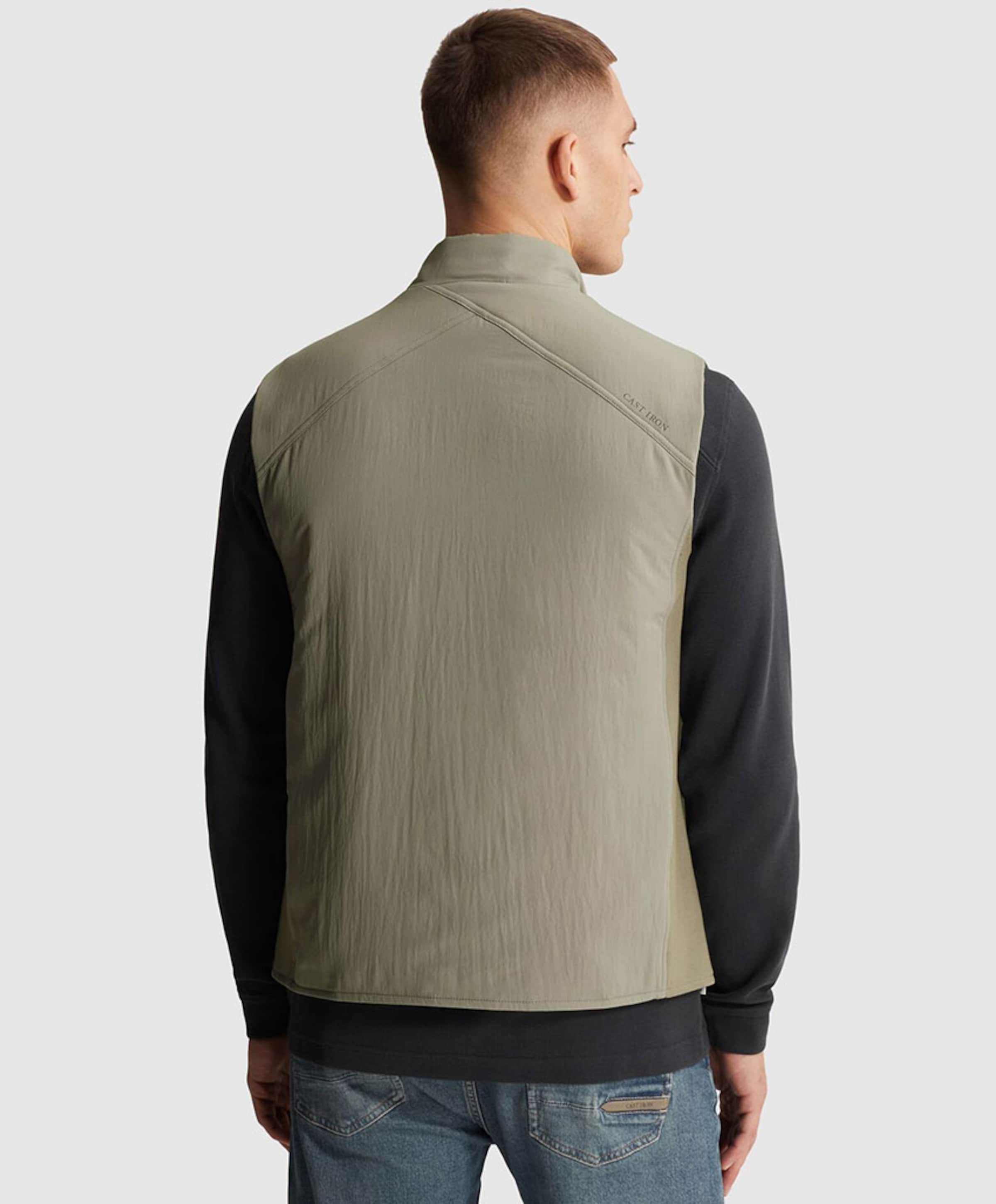 Cast Iron Heren bodywarmer groen