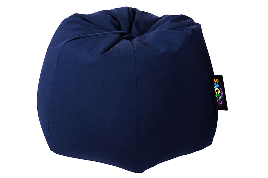 Saccosekk medium Mørkeblå softshell.
