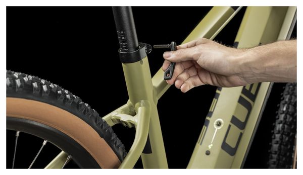 VTT Électrique Semi-Rigide Cube Reaction Hybrid Race 625 Shimano Deore/XT 12V 625 Wh 29'' Vert Olive