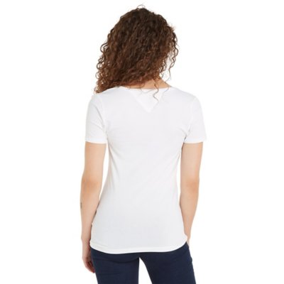 Tee-shirt à manches courtes femme Tjw Skinny Stretch V Neck TOMMY HILFIGER