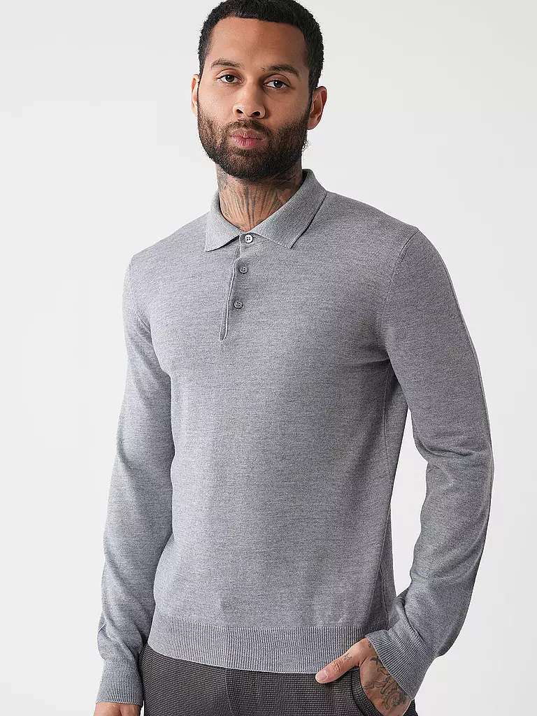GRAN SASSO Poloshirt  hellgrau