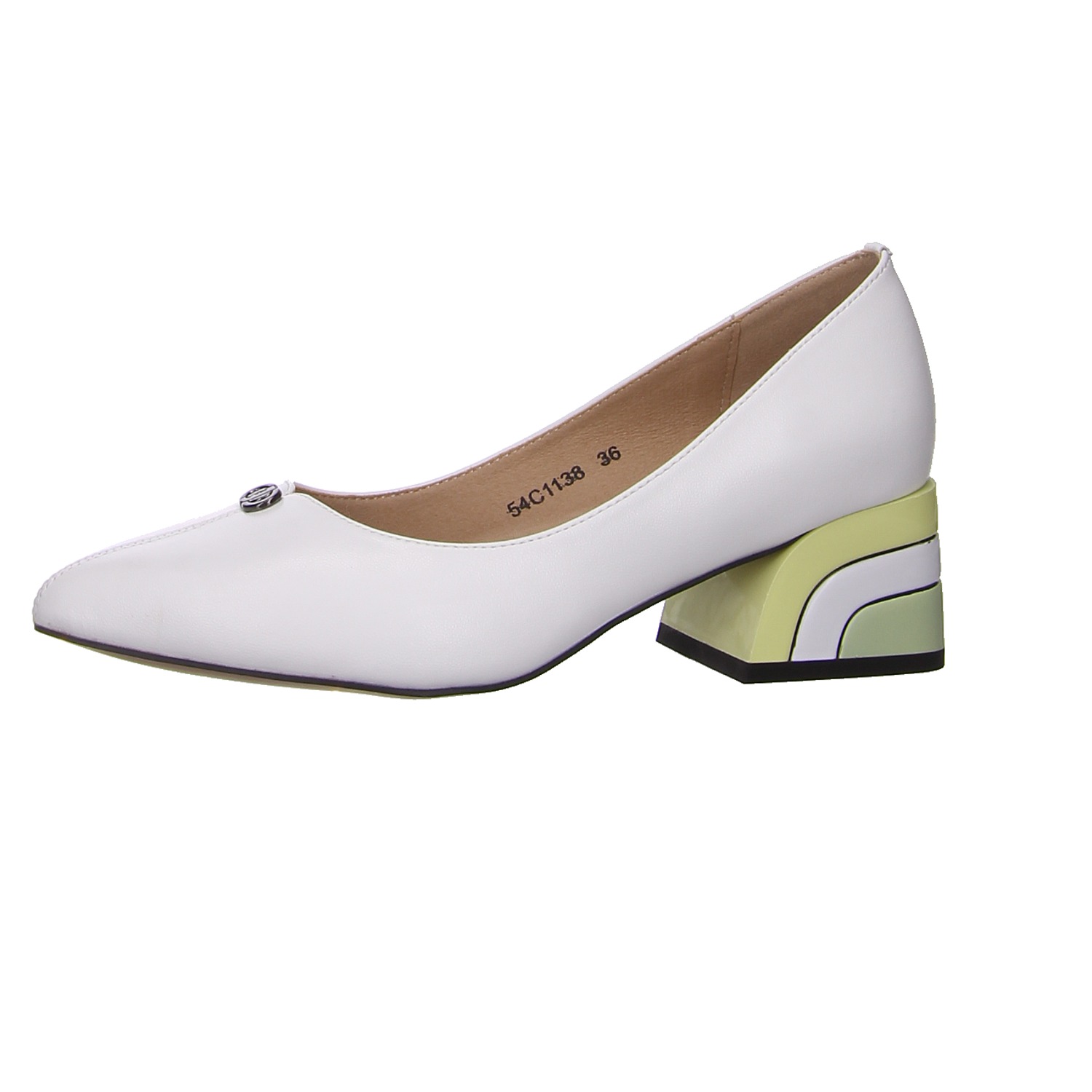 HBH Pumps weiß weiss/weiss kombi