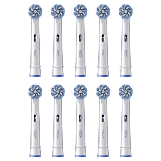 Oral-B Sensitive Clean Opzetborstels Wit 10 Stuks