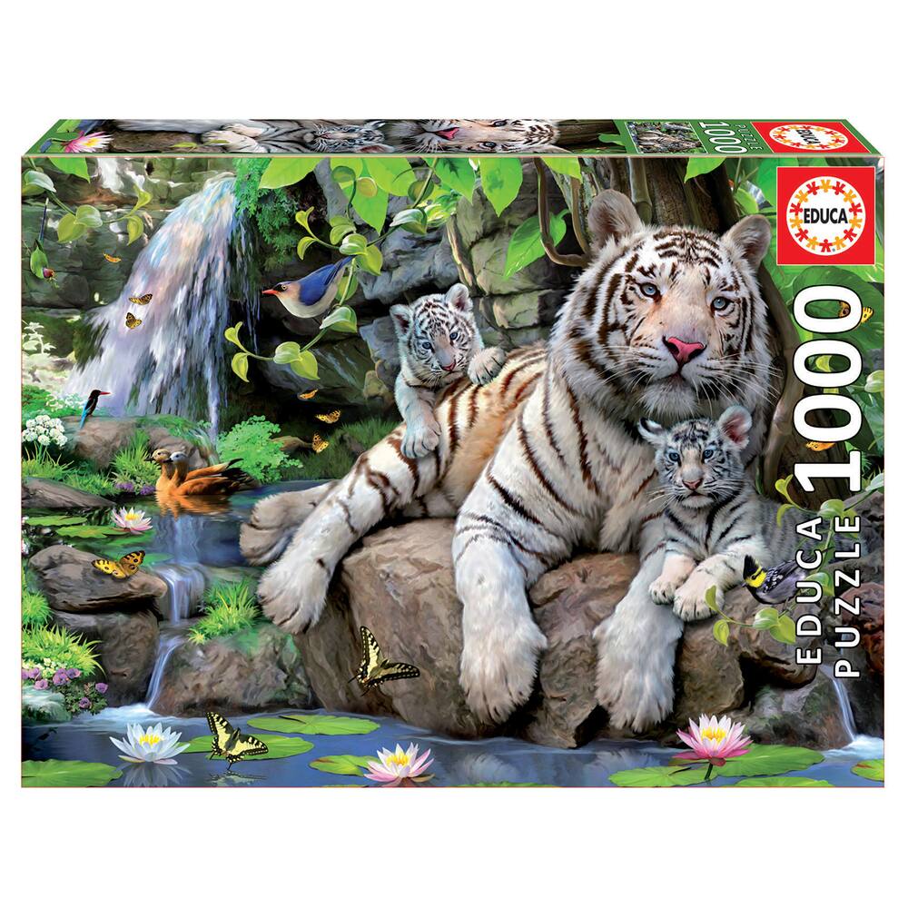 PUZZLE 1000 PIECES BLANC DU BENGALE