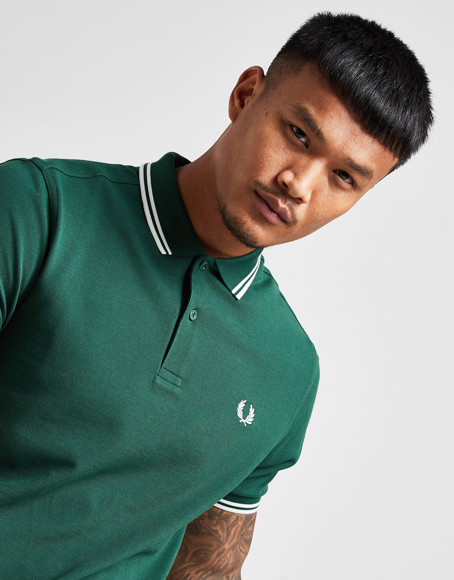 Fred Perry Polo Double Liseré Homme