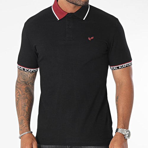 Polo Manches Courtes Tetro Noir