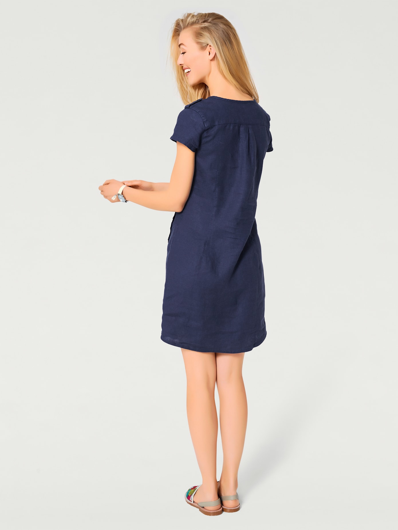 Robe en lin pur lin