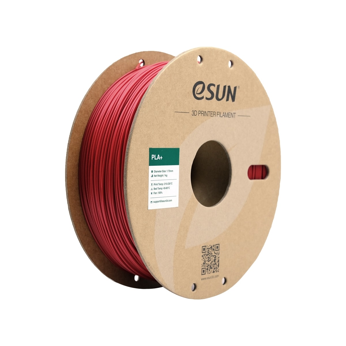 eSUN PLA+ 1.75mm 1kg - Fire Engine Red