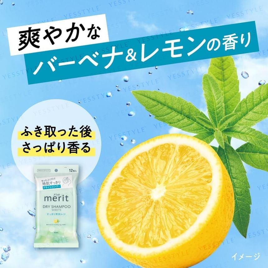 Kao - Merit Day+ Droogshampoo Sheets