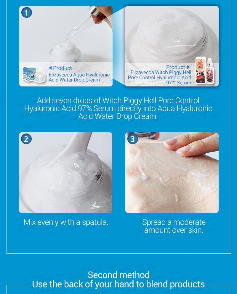 Elizavecca - Aqua Hyaluronic Acid Water Drop Cream 50ml