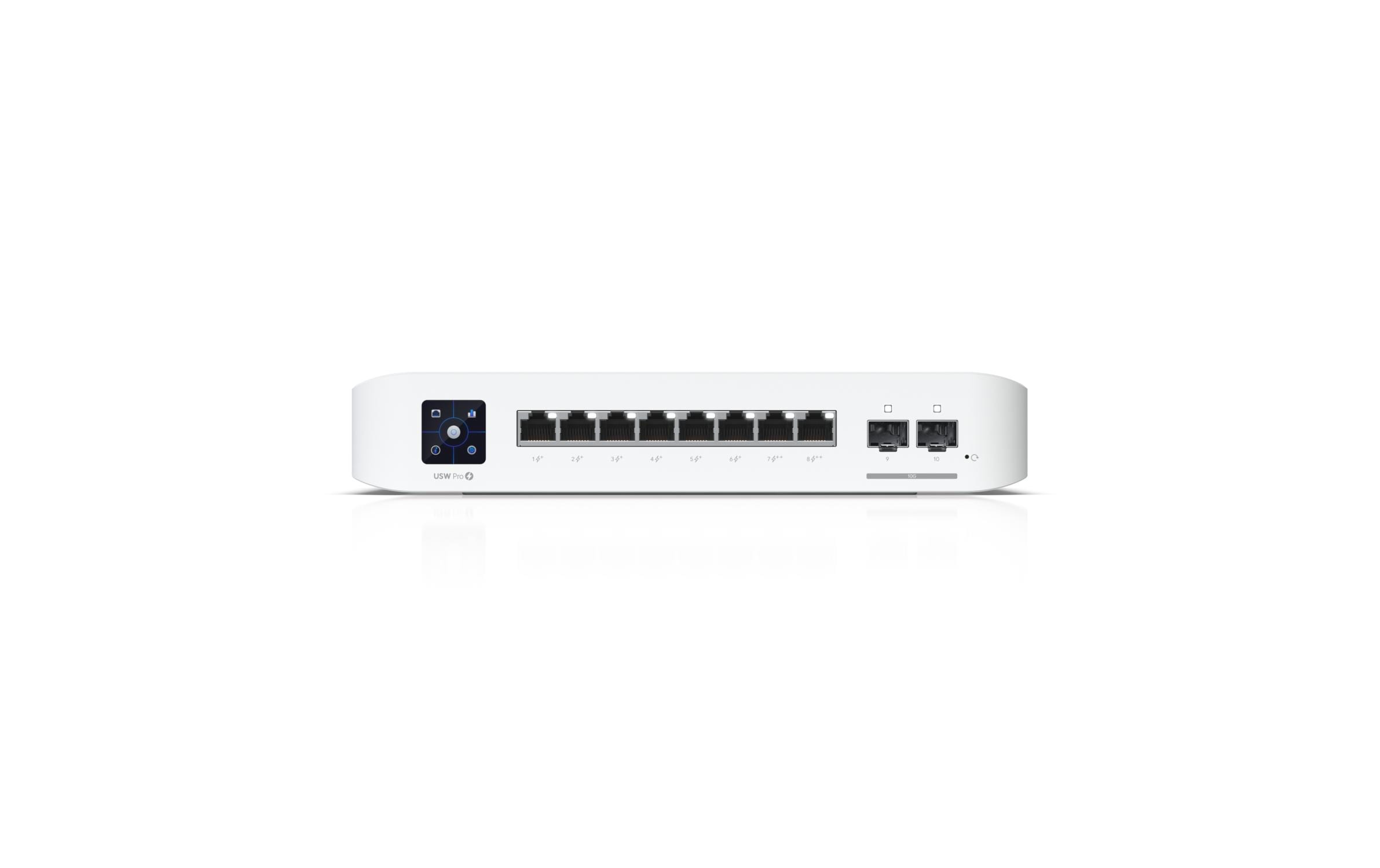 PoE+ Switch UniFi USW-PRO-8-POE 10 Port<br>Professional 8 PoE-Switch