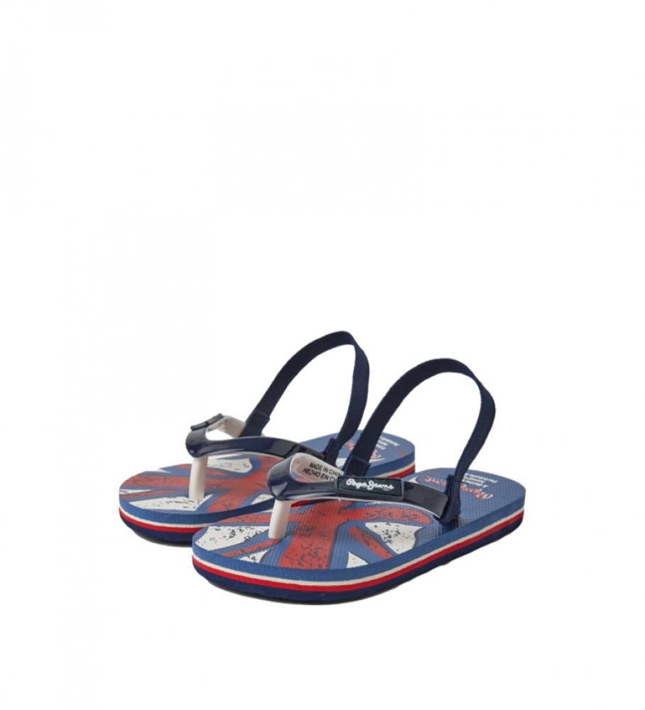 Pepe Jeans Chanclas Beach Flag azul