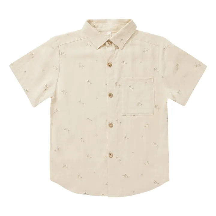 Rylee + Cru Chemise Palmiers | Ecru