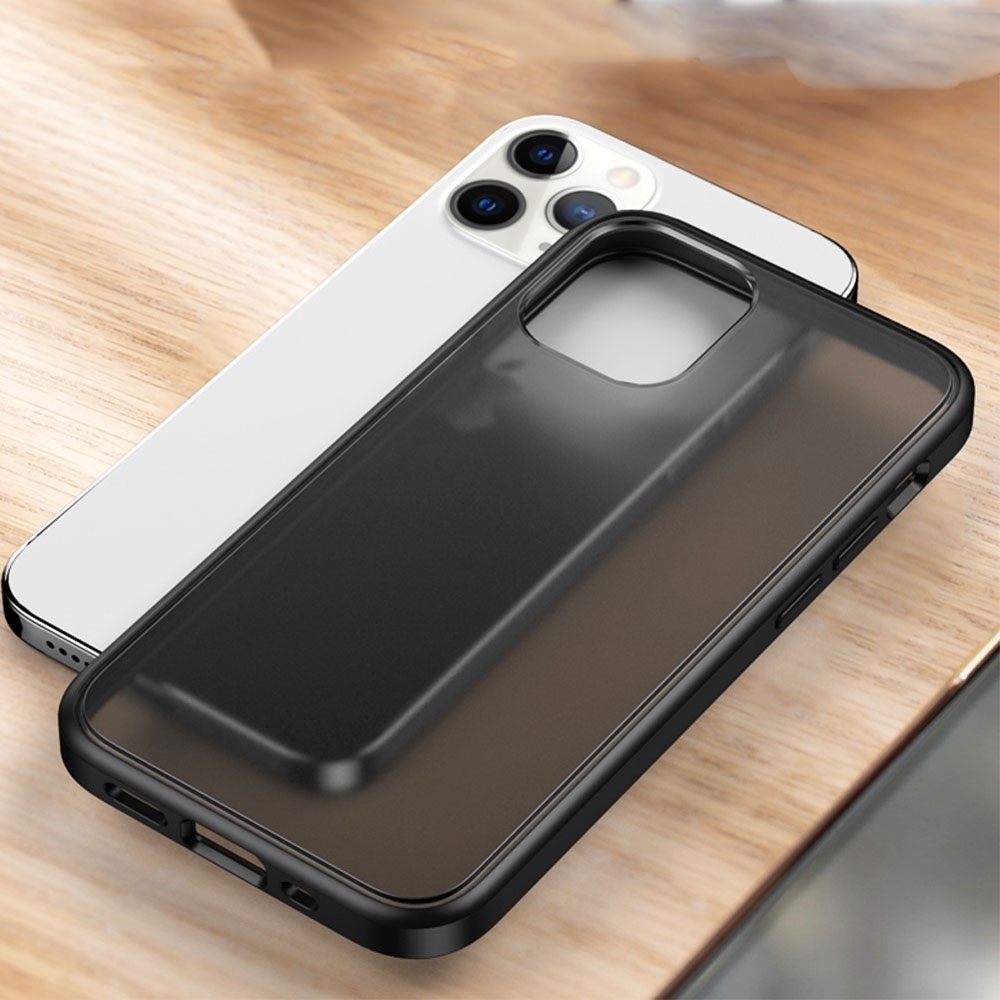 iPhone 12 / iPhone 12 Pro Hybrid TPU Bumper Case Schutz Hülle - Transparent