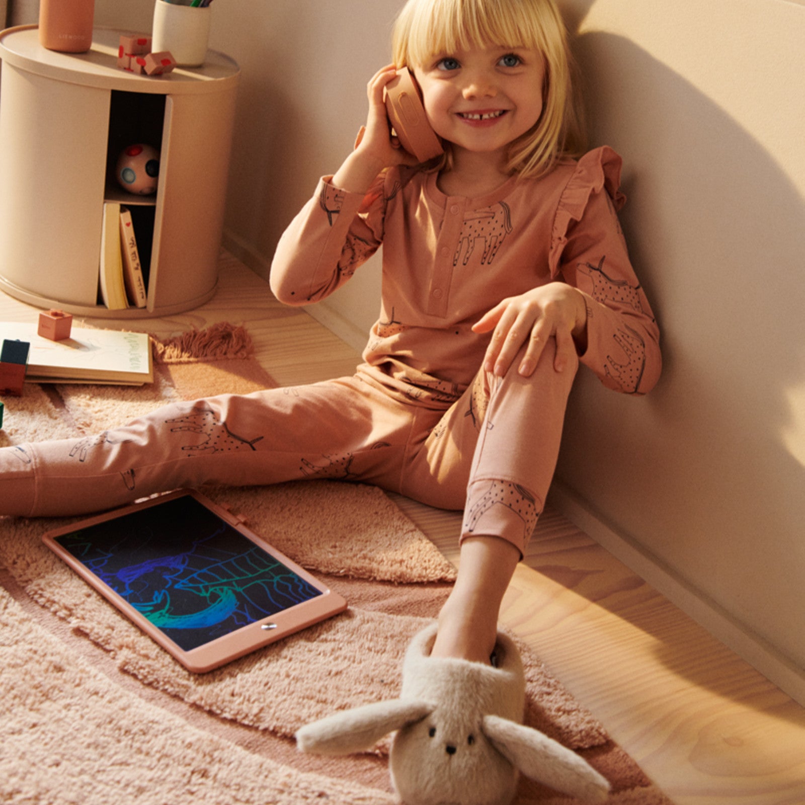 Hausschuhe Aviaja Rabbit Mist